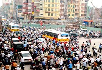 Cuối 2014 Hà Nội sẽ giảm tắc đường nhờ hệ thống đèn giao thông mới